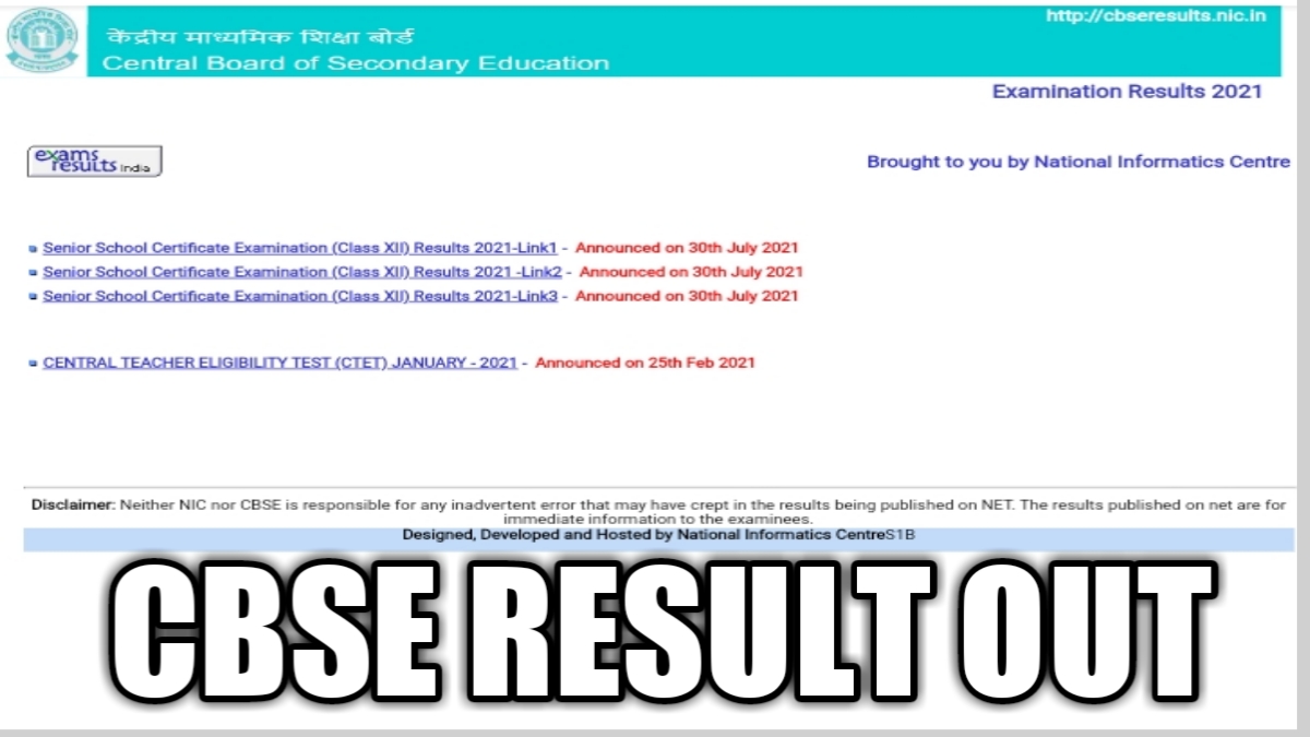 CBSE 10th Result 2021: केंद्रीय माध्यमिक शिक्षा बोर्ड (सीबीएसई) ने आज 3 अगस्त को कक्षा 10वीं का परिणाम घोषित कर दिये हैं। आप अपने बच्चे का रिजल्ट सीबीएसई की बेवसाइट www.cbseresults.nic.in रोल नंबर और अन्य सूनाओं का उपयोग करके परिणाम जान सकते हैं 