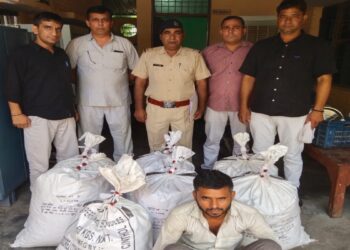फरीदाबाद पुलिस का नशा तस्करों पर प्रहार लगातार जारी, क्राइम ब्रांच ऊंचागांव ने ऑल्टो गाड़ी में अवैध नशा ले जा रहे नशा तस्कर से 123 किलोग्राम गांजे की खेप करी बरामद, आरोपी 6 दिन के पुलिस रिमांड पर