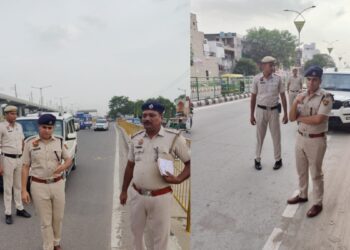 Faridabad news: डीसीपी ट्रैफिकअमित यशवर्धन ने फिक का निरीक्षण कर संबंधित पुलिस अधिकारियों को दिए आवश्यक दिशा निर्देश.