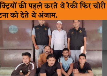 Faridabad News: फैक्ट्रियों को पहले करते थे रेकी, फिर चोरी की घटना को देते थे अंजाम, अब काटेगें जेल.