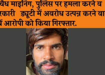 क्राइम ब्रांच एनआईटी ने 2 पेटी अवैध देशी शराब सहित आरोपी को किया गिरफ्तार.