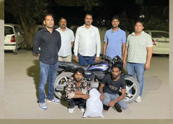 Faridabad News: क्राइम ब्रांच एनआईटी ने 5 किलोग्राम गांजे सहित दो आरोपियों को किया गिरफ्तार