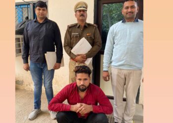 Faridabad News: क्राइम ब्रांच 85 ने चोरी के मामले में 3 साल से फरार आरोपी को किया गिरफ्तार.