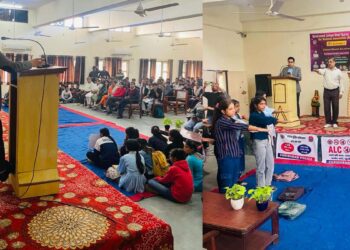 डीसीपी एनआईटी अमित यशवर्धन ने खेड़ी गुजरान कॉलेज में छात्रों को नशे के दुष्प्रभावों के बारे में किया जागरूक, दिलाई नशा न करने की शपथ.